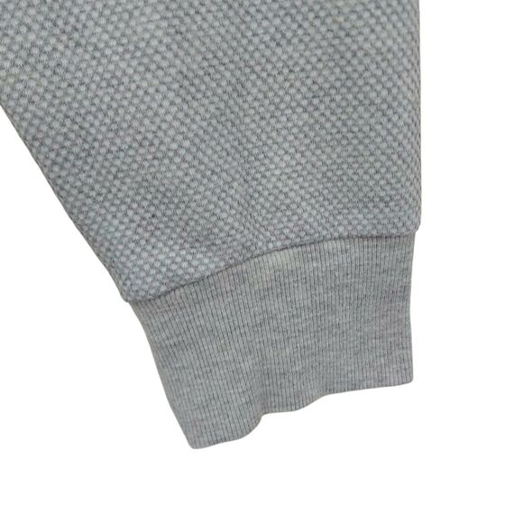 Alo Yoga Impel Sweatshirt Mens XL Gray Waffle-Textured Crew Neck Athletic - Picture 7 of 12